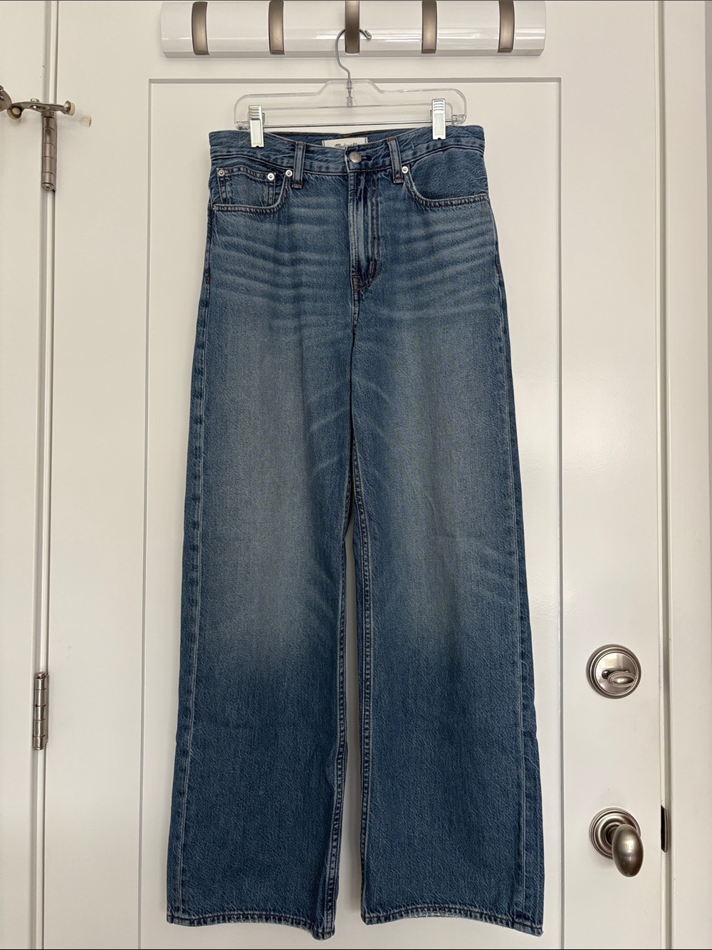 Madewell Wide-Leg Jeans in Blue Wash